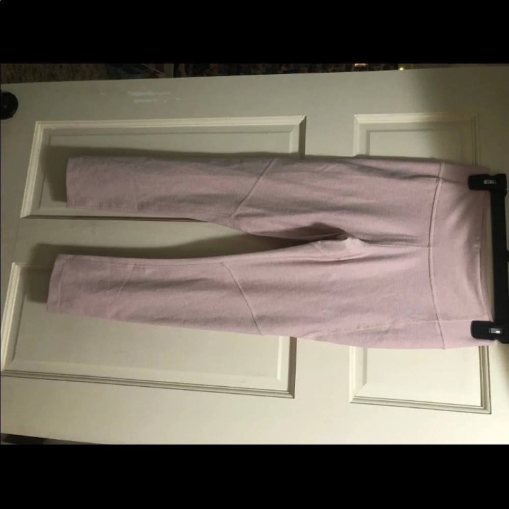 pink outdoor voices leggings